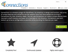Tablet Screenshot of connections-pro.com